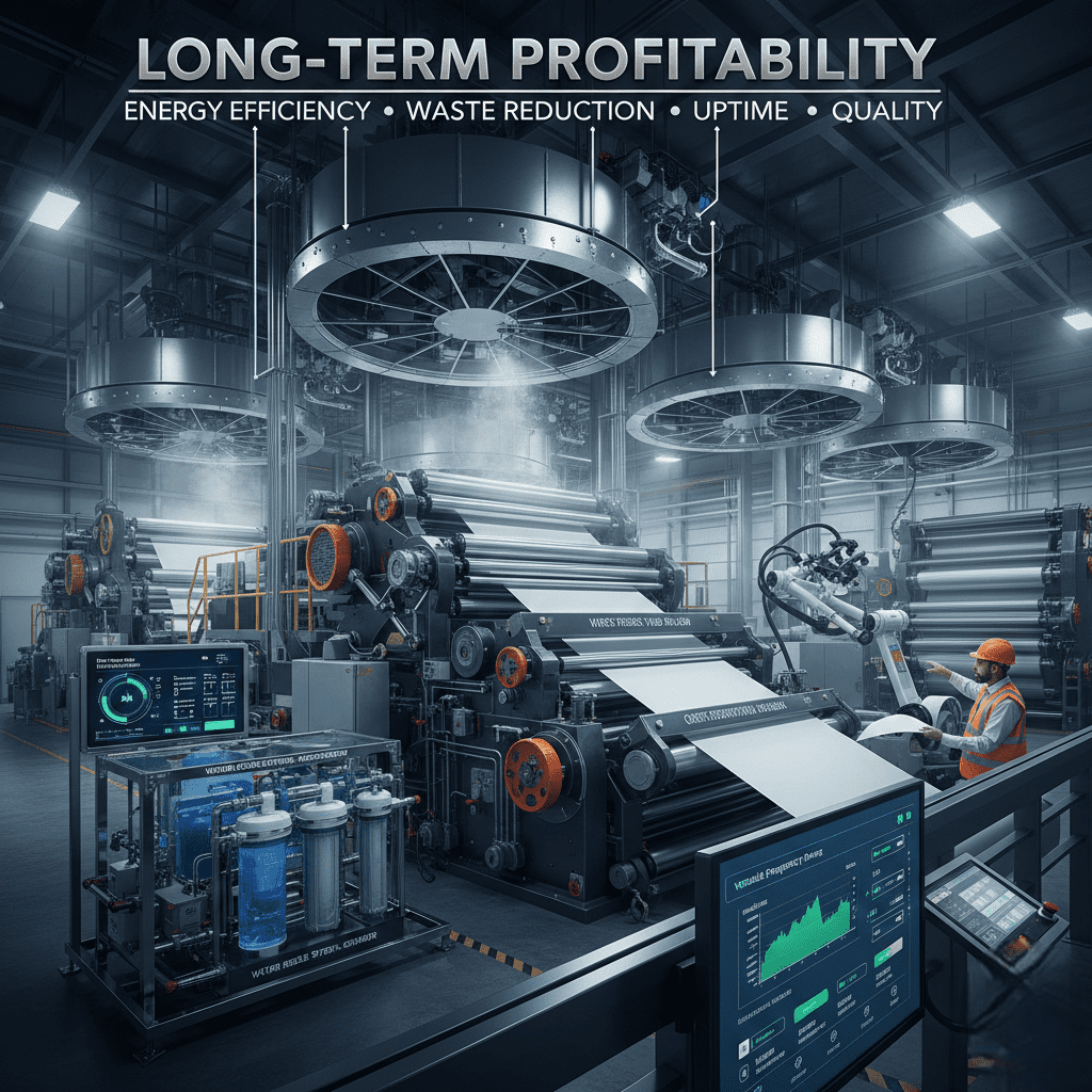 Why Choosing the Right Paper Mill Machinery Impacts Your Long-Term Profitability
